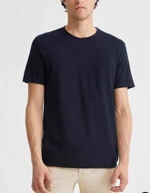 AG Jeans Bryce CrewnecK Tee in Night Shade Blue - M
